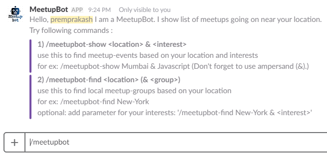 MeetupBot